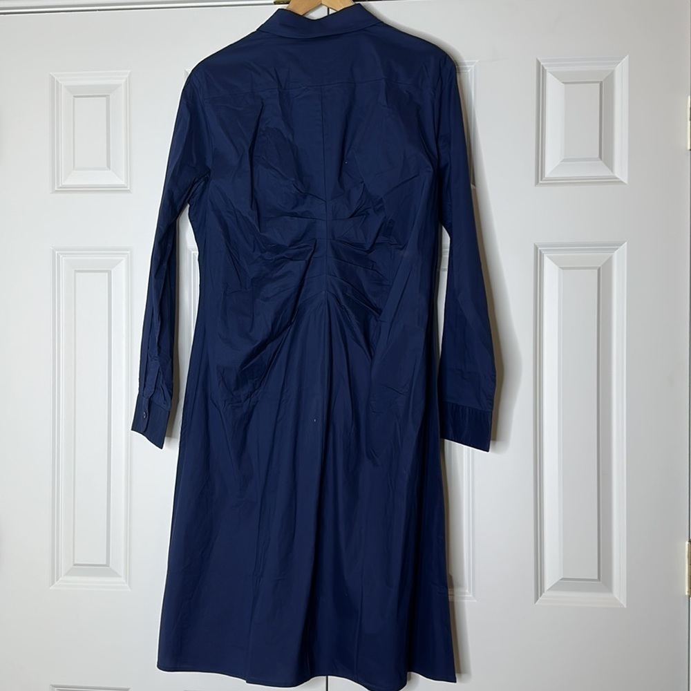 The Shirt Dress By Rochelle Behrens Ruched Button Down Szxxl — image 7 of 8